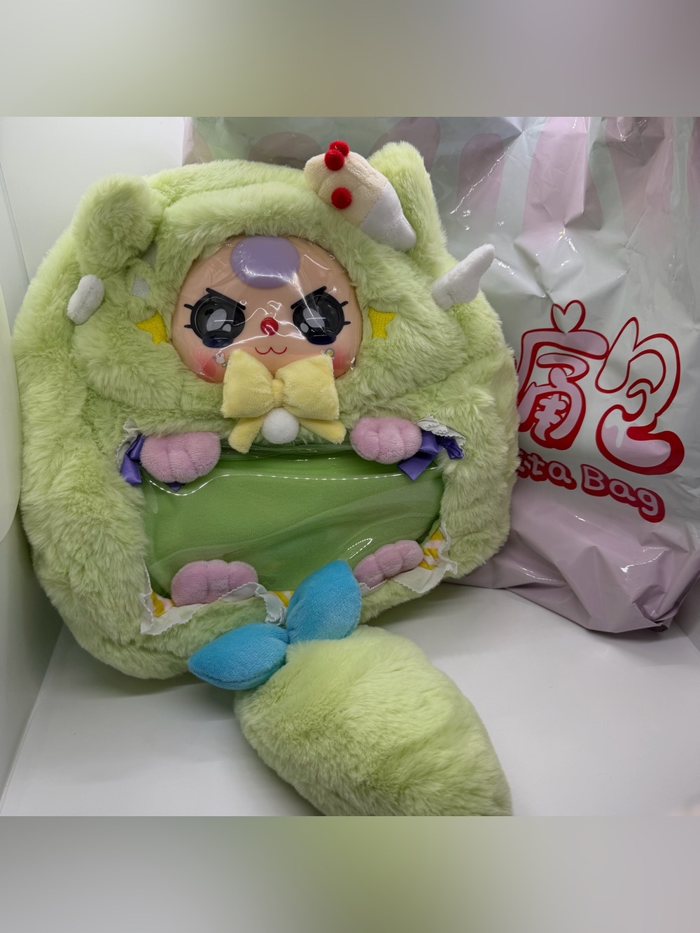 Baby Three ITA Plush Doll Backpack With Special Water Drop Eyes